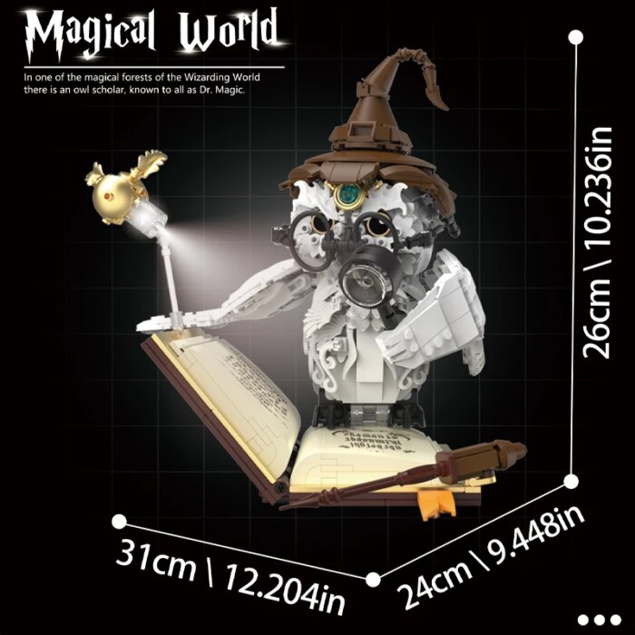 1162pcs Magical World Owl Doctor Magic Book and Lights Building Blocks Bricks An Review 2026: 449 Verified Reviews