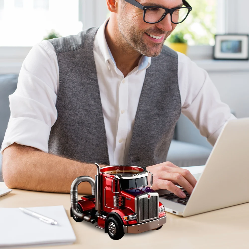 200-250ml Funny Semi-Truck Coffee Mugs Stainless Steel Drinkware Cups Handcrafte Review 2026: 438 Verified Reviews