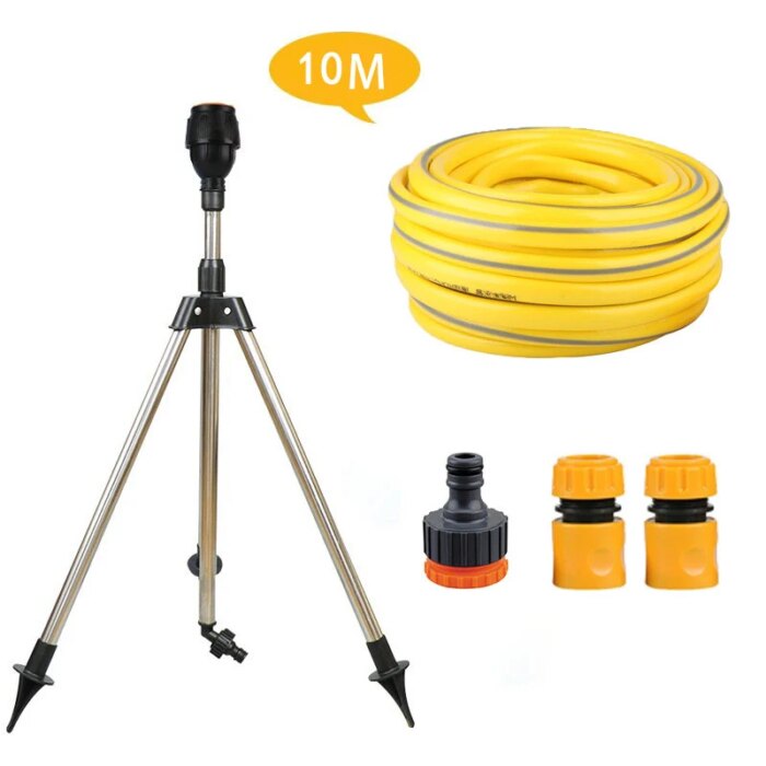 360-Degree Garden Automatic Rotating Sprinkler Stainless Steel Tripod Set Irriga Review 2026: 203 Verified Reviews