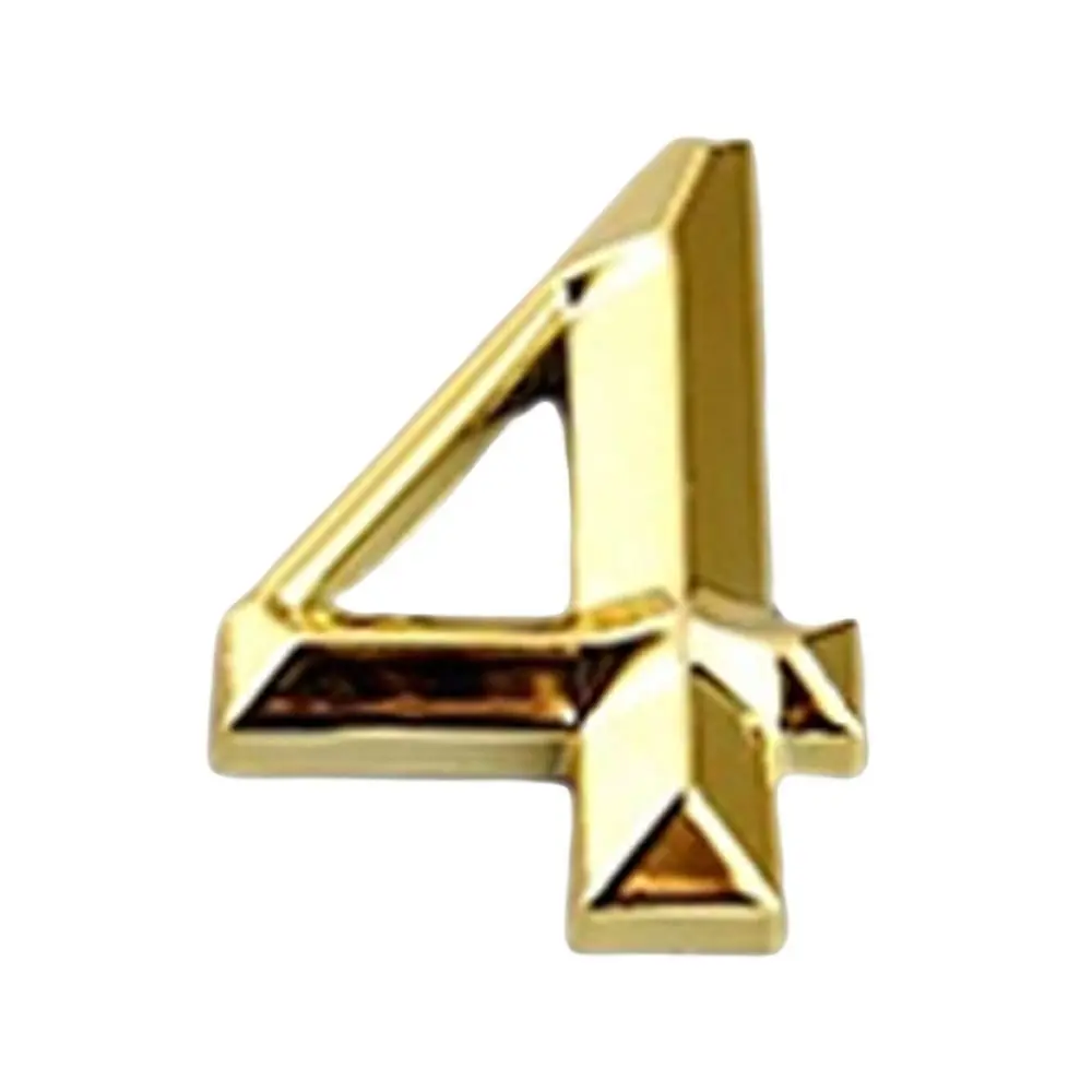 3D Door Number ABS Injection Molding Electroplating Plate Digits 0 To 9 Golden D Review 2026: 244 Verified Reviews