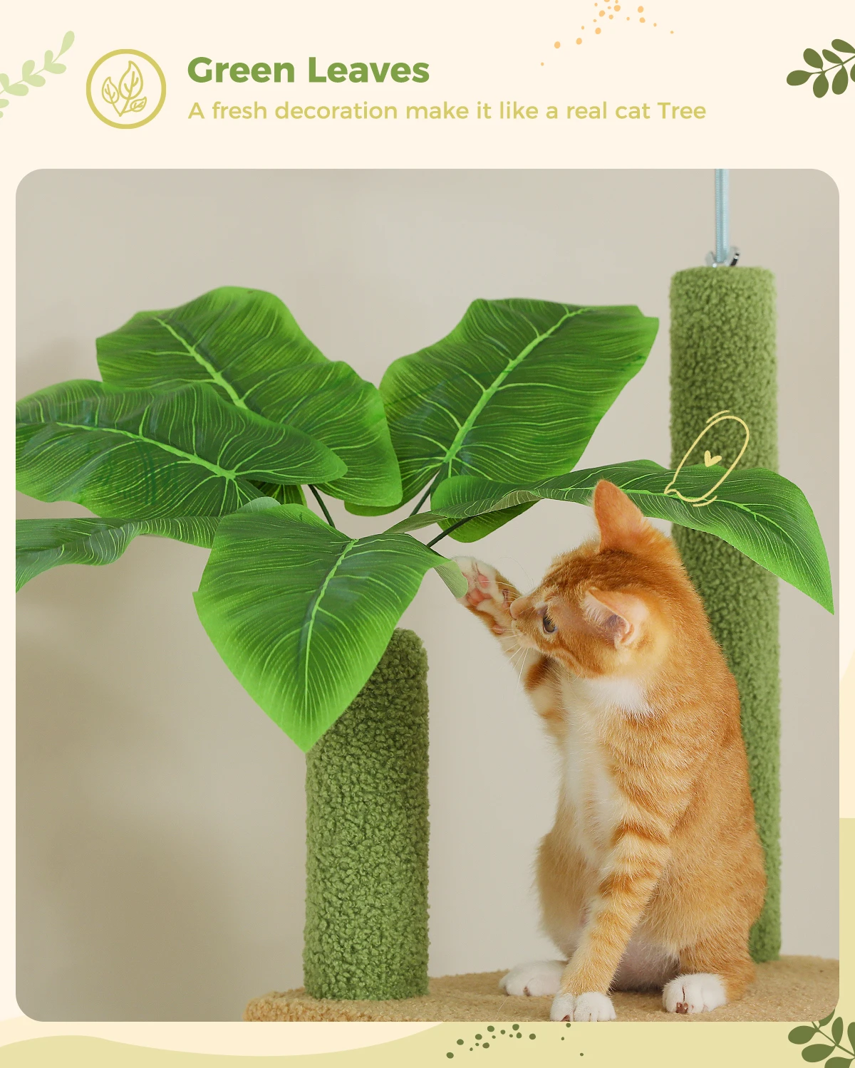 Cactus Cat Tree Floor to Ceiling Cat Tower Adjustable Height with Cat Condo Cozy Review 2026: 364 Verified Reviews