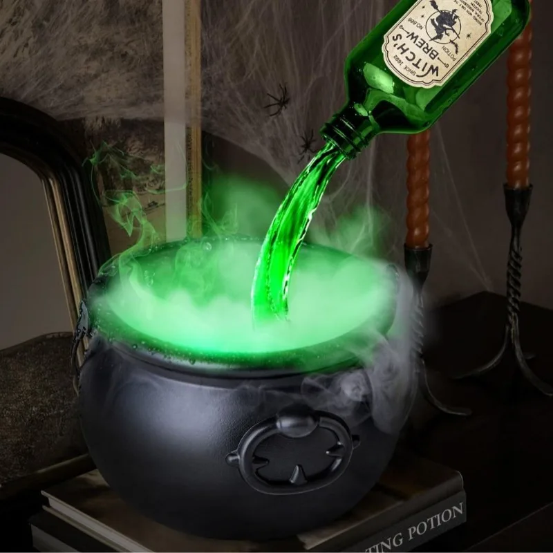 Halloween Witch Cauldron Magic Fog Mist Maker Skeleton Decor for Spooky Hocus Po Review 2026: 156 Verified Reviews