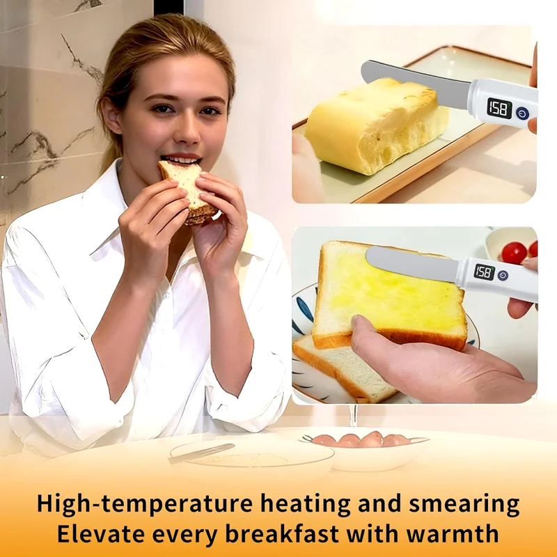 Heated Butter Knife USB Rechargeable Electric Spreader Stainless Steel Tools For Review 2026: 426 Verified Reviews