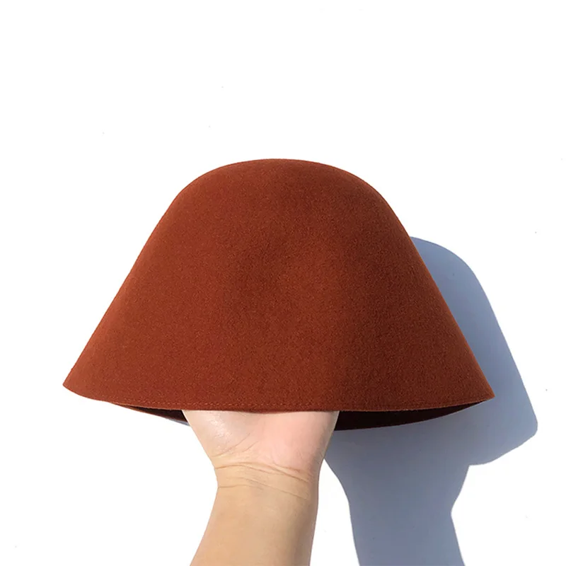 High Quality Wool Fisherman Hat Solid Color Bucket Hats Retro Bell-shaped Basin  Review 2026: 388 Verified Reviews
