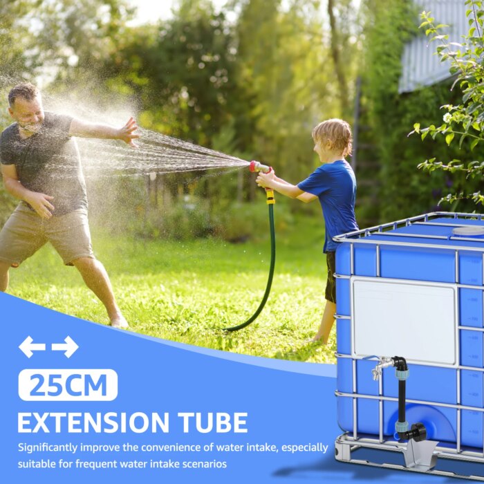 IBC Tank Gooseneck Adapter Set Zinc Alloy with Brass Tap 3/4 Inch Outlet Tap for Review 2026: 325 Verified Reviews