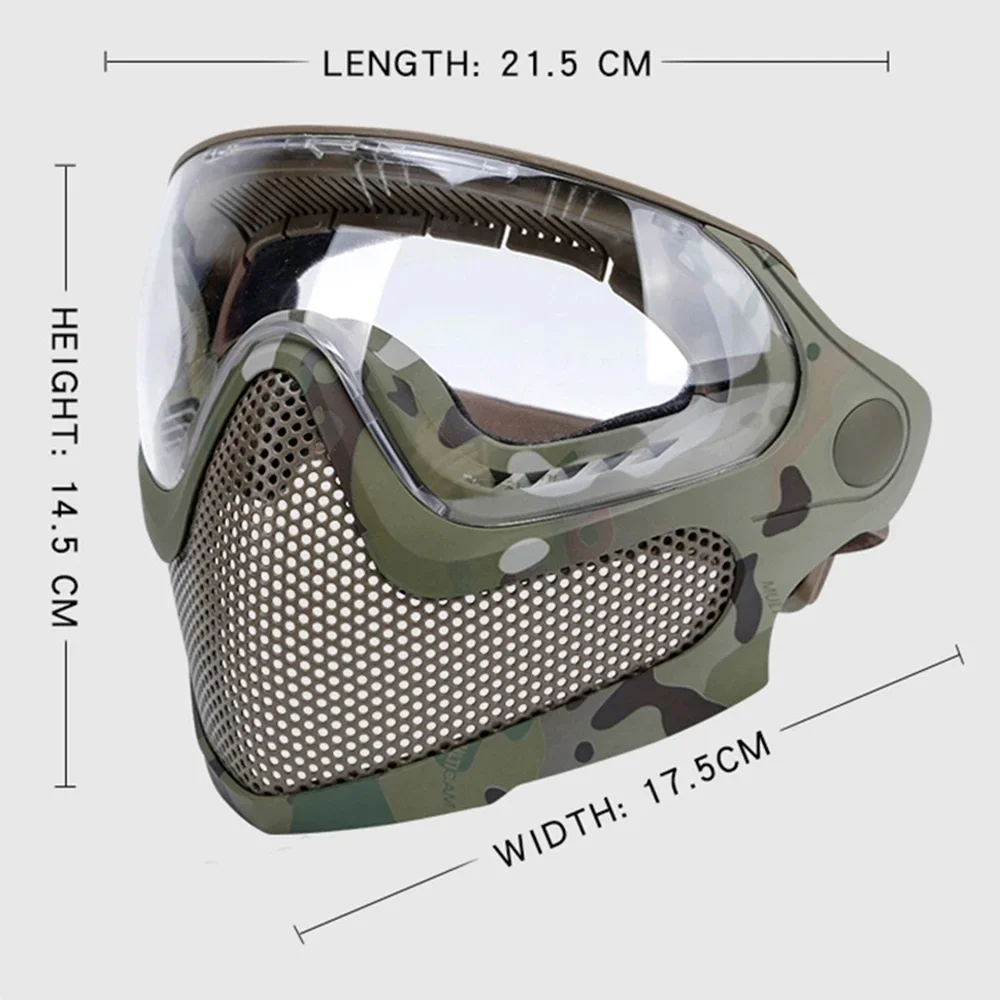 Tactical Face Mask Anti-Fog Goggle Paintball Airsoft Cs Shooting Steel Mesh Brea Review 2026: 305 Verified Reviews